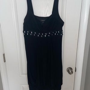 Mini black formal dress